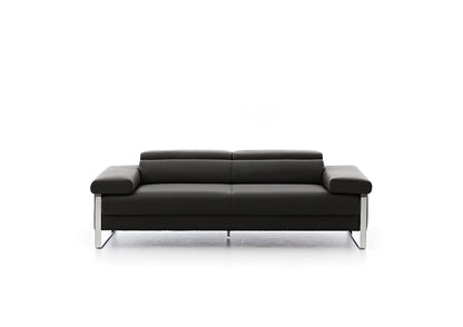 W.SCHILLIG Sofa finn 20974 N80 Leder Z59/99 schwarz
