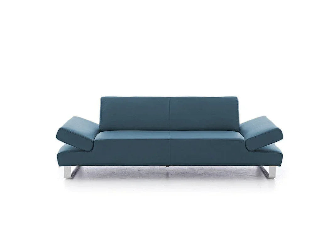 W.SCHILLIG Sofa taboo 22070 PL Leder Z69/29 ocean blue - Komfortmöbel24