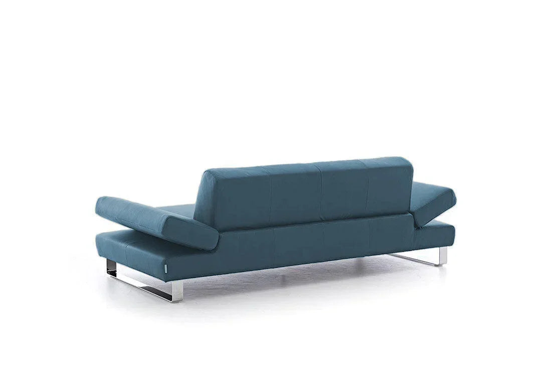 W.SCHILLIG Sofa taboo 22070 PL Leder Z69/29 ocean blue - Komfortmöbel24