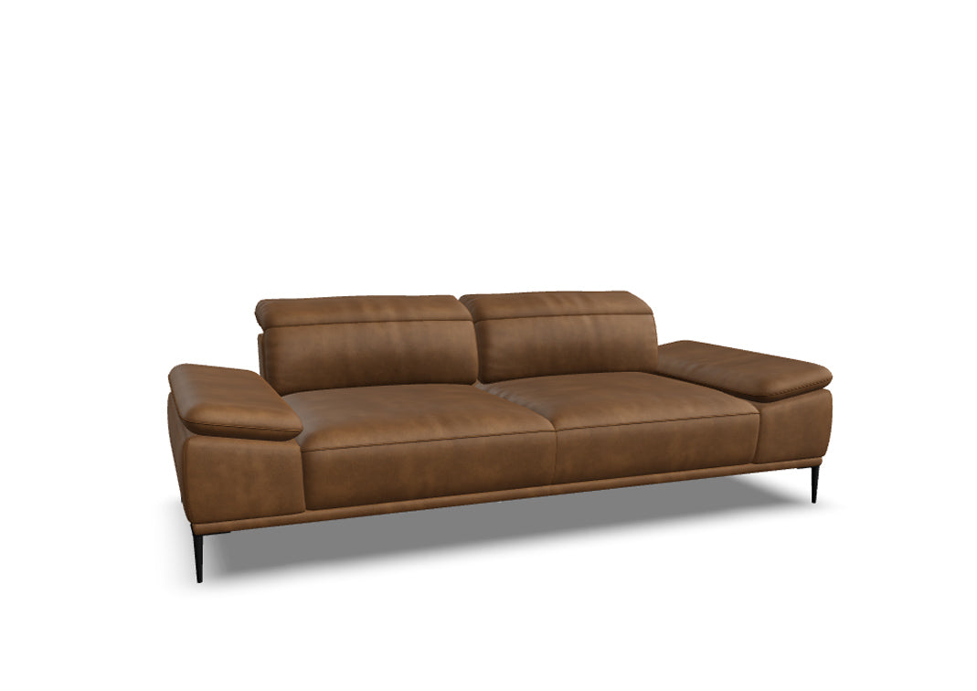 W.SCHILLIG Sofa tavaroo 24470 (B=235 cm) Leder Z69/21 fango