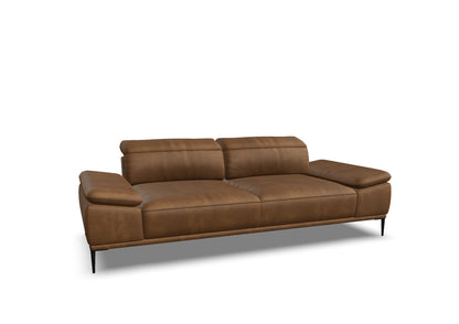 W.SCHILLIG Sofa tavaroo 24470 (B=235 cm) Leder Z69/21 fango