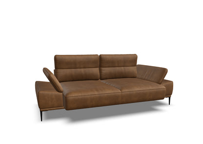 W.SCHILLIG Sofa tavaroo 24470 (B=235 cm) Leder Z69/21 fango
