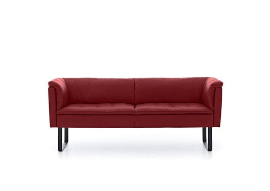 W.SCHILLIG seat&eat lounge 11752 B190 Leder Z77/11 rosso - Komfortmöbel24