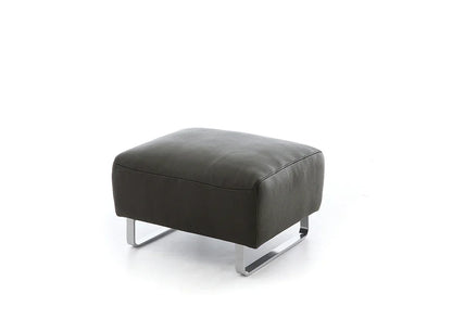 W.SCHILLIG Hocker alessiio 20550 G75 Leder Z83/54 chocolate - Komfortmöbel24