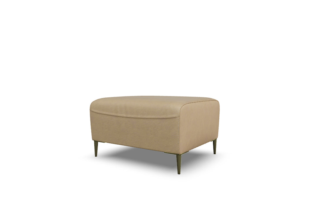 W.SCHILLIG Hocker alessiio 20550 G75 Leder Z75/49 sand