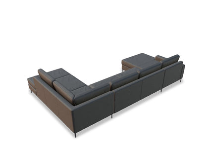 W.SCHILLIG Ecksofa aleXx 22850 Leder Z77/20 cloud
