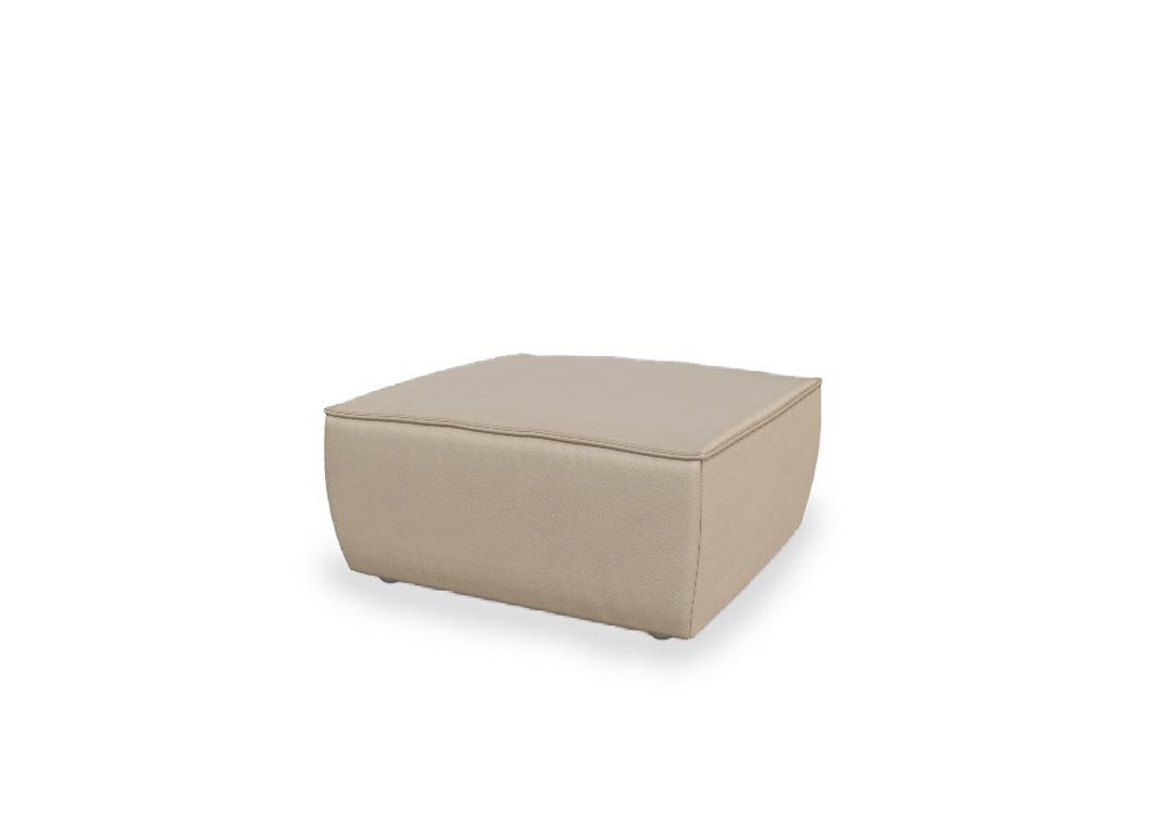 W.SCHILLIG Hocker around-the-block 18050 G80Q Leder Z59 (Farbe wählbar)