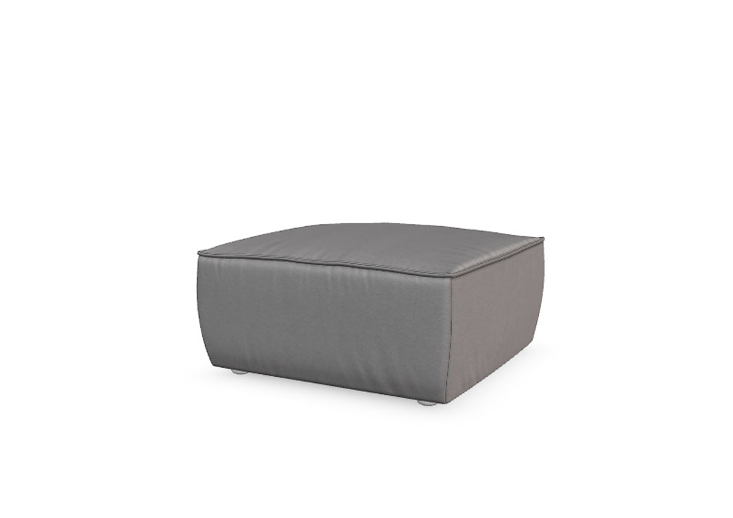 W.SCHILLIG Hocker around-the-block 18050 G80Q Leder Z66/22 elephant