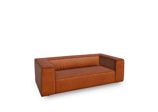 W.SCHILLIG Sofa around-the-block 18050 N80 Leder Z69/50 cognac - Komfortmöbel24