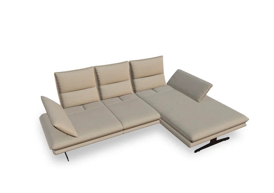 W.SCHILLIG Longchair broadway 16777 (B 271 cm) Leder Z73/21 stone - Komfortmöbel24