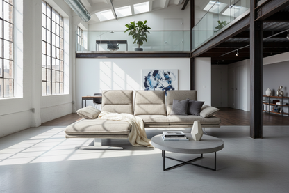 W.SCHILLIG Longchair broadway 16777 (B=271 cm) Stoff S22/49 sesame