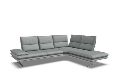 W.SCHILLIG Ecksofa broadway 16777 (B=284 cm) Stoff O10/22 silver inkl. Hocker G70