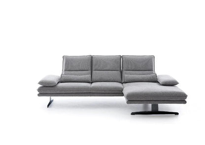 W.SCHILLIG Longchair broadway 16777 (B 291 cm) Stoff R66/22 dolphin ohne Kissen - Komfortmöbel24