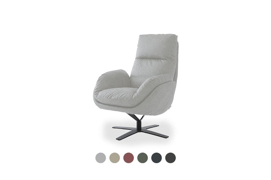 W.SCHILLIG Einzelsessel cloud9 - 31800 MD Stoff S75/21 light grey