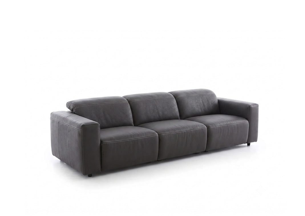 W.SCHILLIG Sofa XL dwayne 34000 Leder Z85/95 anthracite