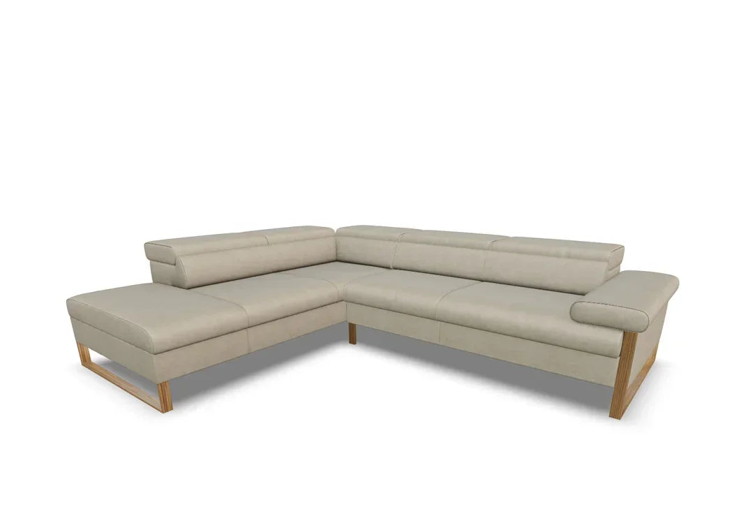 W.SCHILLIG Ecksofa finn 20974 Leder Z77/43 desert KF#475