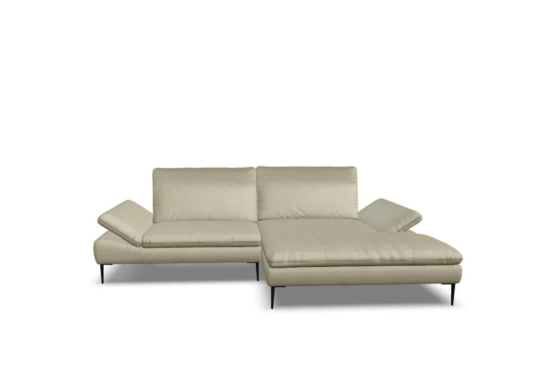 W.SCHILLIG Longchair enjoy&MORE 15450 Leder Z73/21 stone