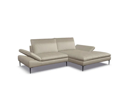 W.SCHILLIG Longchair enjoy&MORE 15450 Leder Z73/49 taupe
