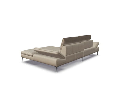 W.SCHILLIG Longchair enjoy&MORE 15450 Leder Z73/49 taupe