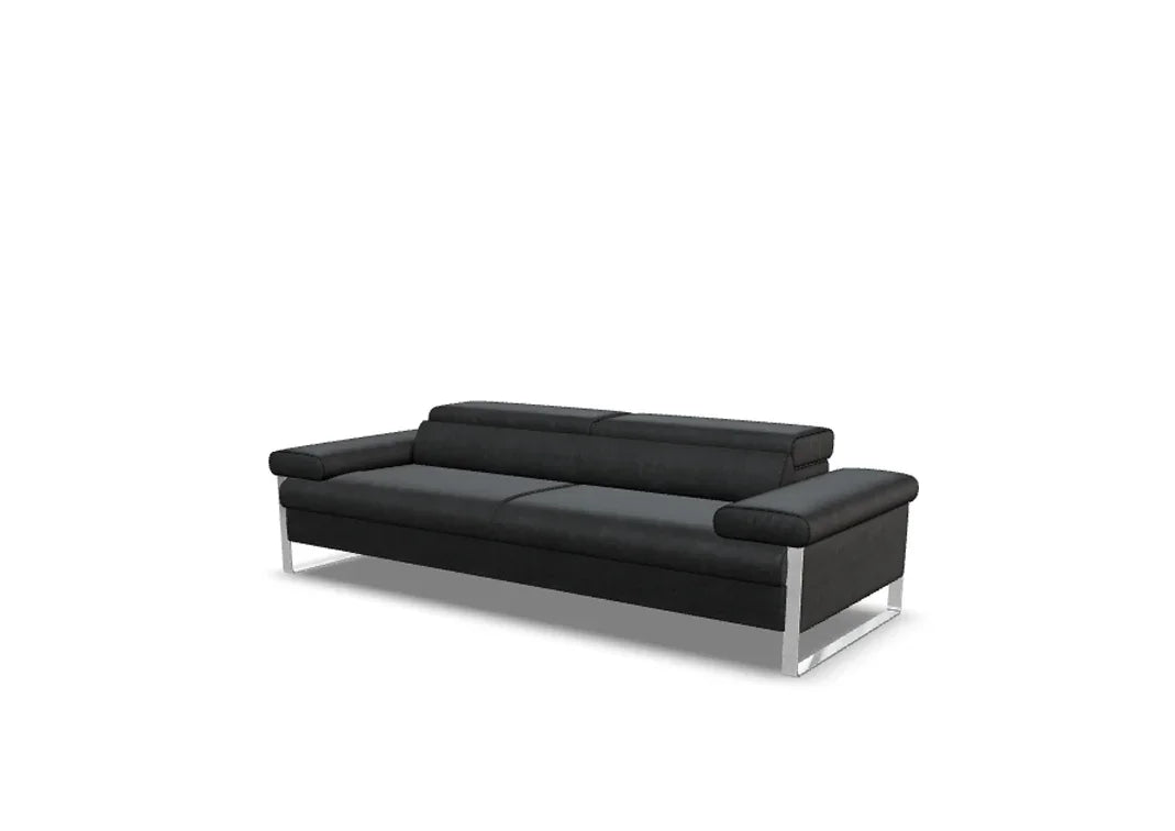 W.SCHILLIG Sofa finn 20974 N90 Leder Z77/55 zartbitter