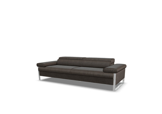 W.SCHILLIG Sofa finn 20974 N90 Leder Z77/95 graphite