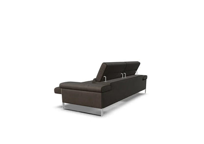 W.SCHILLIG Sofa finn 20974 N90 Leder Z77/95 graphite