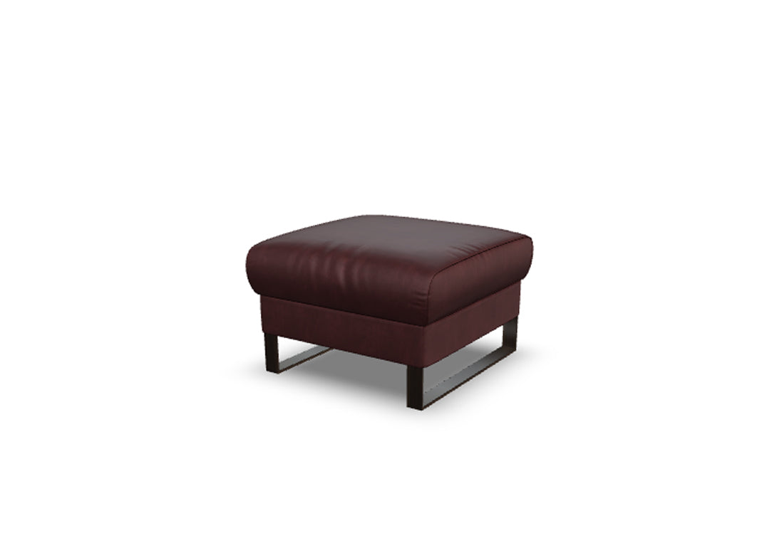 W.SCHILLIG Hocker finn 20974 G70 Leder Z73/64 rosso marone