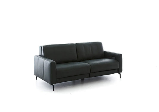 W.SCHILLIG Sofa louis 36130 in Leder Z 73/99 nachtschwarz - Komfortmöbel24