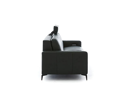 W.SCHILLIG Sofa louis 36130 in Leder Z 73/99 nachtschwarz - Komfortmöbel24