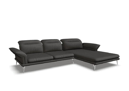 W.SCHILLIG Longchair olivia 24670 (B=323 cm) Stoff V52/95 anthracite
