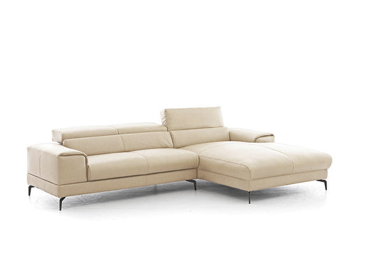 W.SCHILLIG Longchair piedroo plus 21156 (B=303 cm) Leder Z73/44 elfenbein