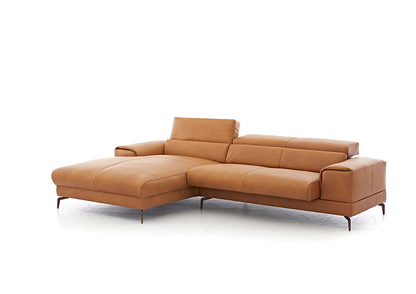 W.SCHILLIG Longchair piedroo plus 21156 (B=303 cm) Leder Z78/52 kurkuma mit KF 0265