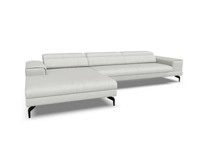 W.SCHILLIG Longchair piedroo plus 21156 (B=343 cm) Leder Z84/43 ivory NEU! - Komfortmöbel24