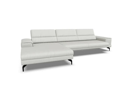 W.SCHILLIG Longchair piedroo plus 21156 (B=343 cm) Leder Z84/43 ivory NEU! - Komfortmöbel24