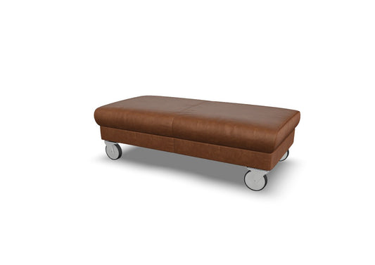 W.SCHILLIG Hocker piedroo plus 21156 G140 Leder Z77/50 cognac NEU!