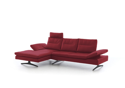 W.SCHILLIG Longchair seventy5 16741 Leder Z75/12 merlot