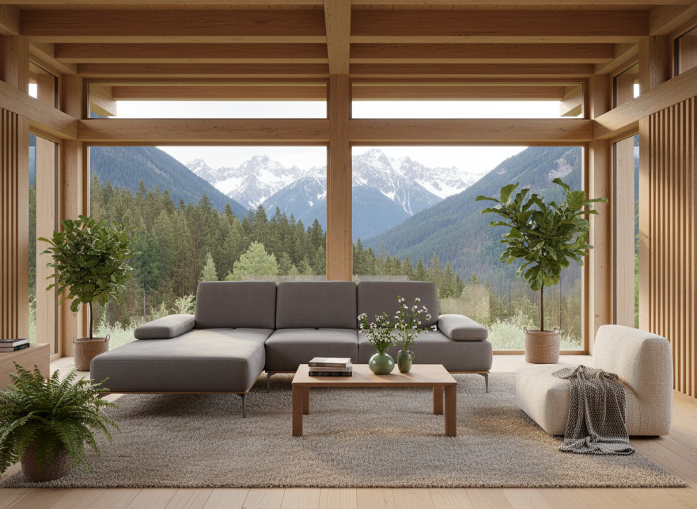 W.SCHILLIG Longchair 16580 sprint Stoff S 37/56 mocca