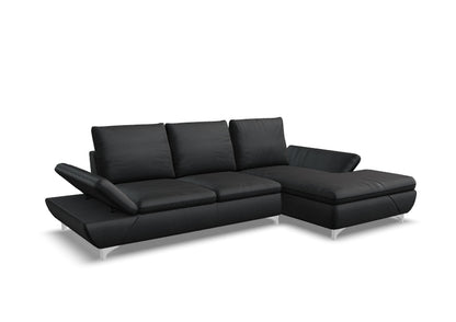 W.SCHILLIG Longchair taoo 15278 (B=314 cm) Leder Z73/99 nachtschwarz
