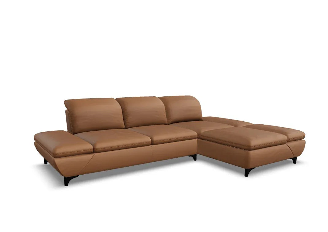 W.SCHILLIG Longchair taoo 15278 (B=314 cm) Leder Z73/55 cognac