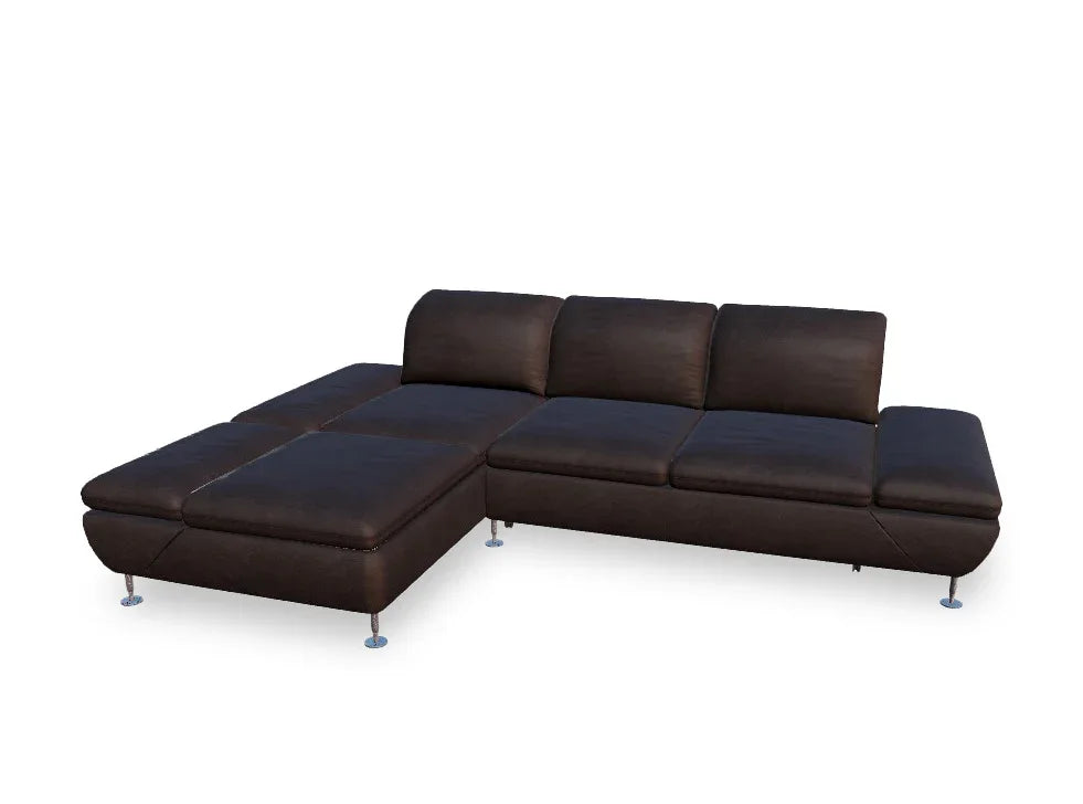 W.SCHILLIG Longchair taoo 15278 Leder Z77/54 macchiato - Komfortmöbel24