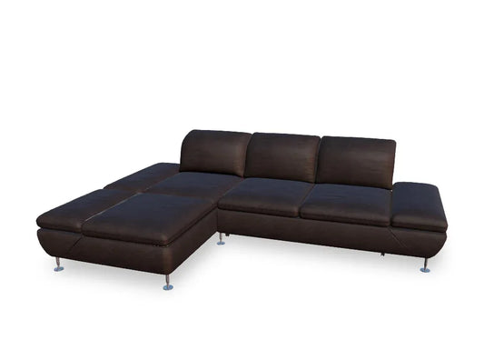 W.SCHILLIG Longchair taoo 15278 Leder Z77/54 macchiato - Komfortmöbel24