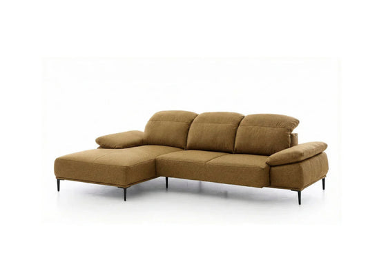 W.SCHILLIG Longchair tavaroo (B=308 cm) 24470 Stoff W82/47 gold