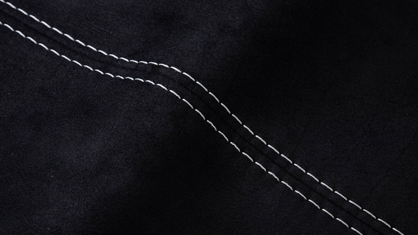 W.SCHILLIG Longchair broadway 16777 (B=271 cm) Stoff V52/99 schwarz + KF#850