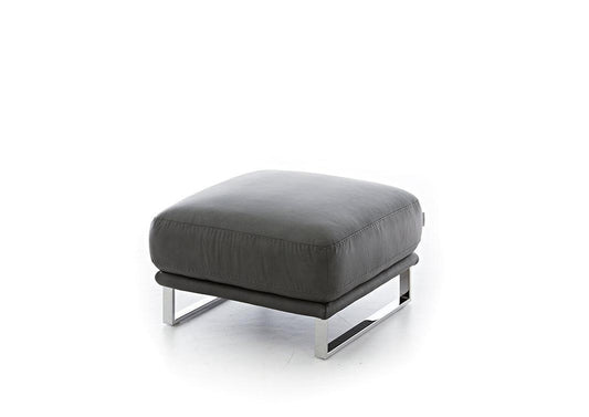 W.SCHILLIG Hocker montanaa 24250 G70 Leder Z69/95 anthracite - Komfortmöbel24