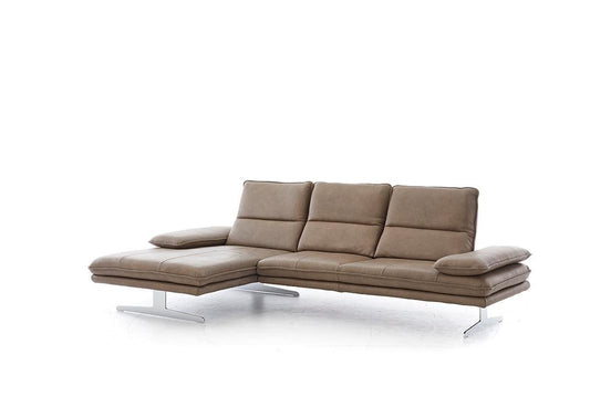 W.SCHILLIG Longchair broadway 16777 (B 291 cm) Leder Z75/49 sand - Komfortmöbel24