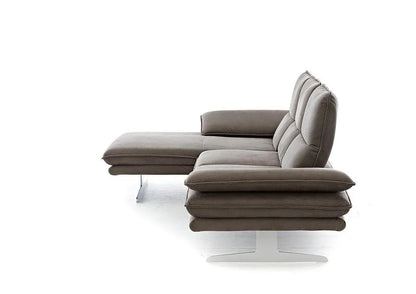 W.SCHILLIG Longchair broadway 16777 (B 311 cm) Stoff S37/56 mocca - Komfortmöbel24
