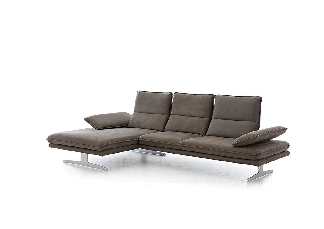 W.SCHILLIG Longchair broadway 16777 (B 311 cm) Stoff S37/56 mocca - Komfortmöbel24