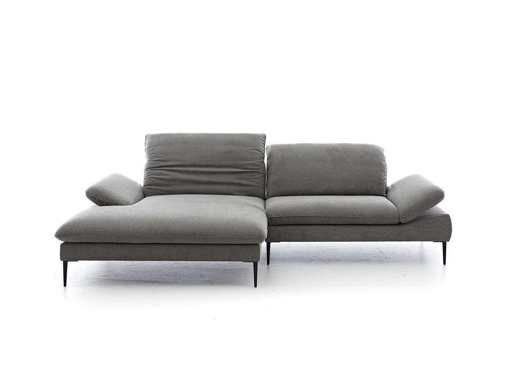 W.SCHILLIG Longchair enjoy&MORE 15450 Stoff R66/94 grey - Komfortmöbel24
