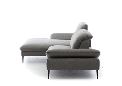 W.SCHILLIG Longchair enjoy&MORE 15450 Stoff R66/94 grey - Komfortmöbel24
