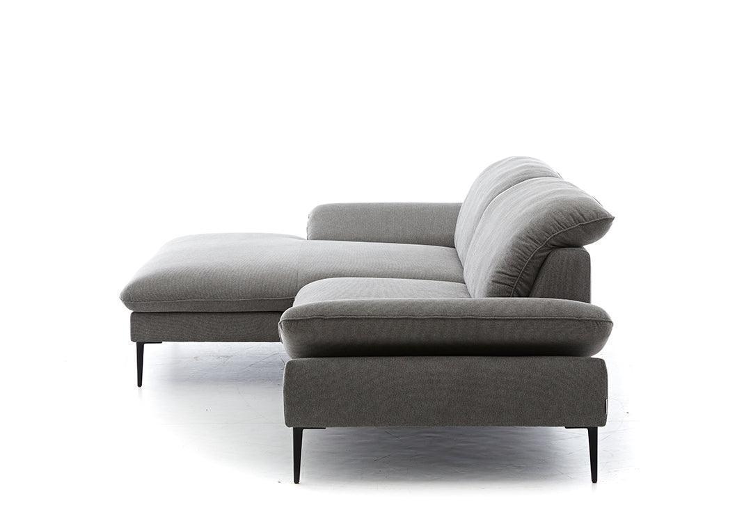 W.SCHILLIG Longchair enjoy&MORE 15450 Stoff R66/94 grey - Komfortmöbel24